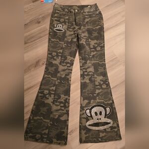 Paul Frank Camouflage Boot Cut Jeans
